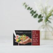 Carte de visite de contrôle de partie (Debout devant)