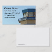 Carte de visite de contrôle du trafic aérien (Devant / Derrière)