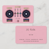 Carte de visite de contrôleur MIDI DJ Pink (Devant / Derrière)