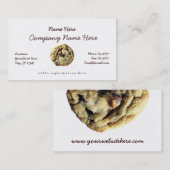 Carte de visite de cookies (Devant / Derrière)