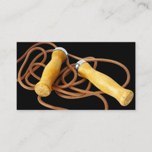 Carte de visite de corde de saut