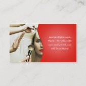 Carte de visite de Cosmetologist (Dos)