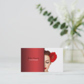 Carte de visite de Cosmetologist (Debout devant)