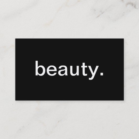 Carte de visite de Cosmetologist de beauté (Devant)