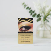 Carte de visite de cosmetologist de maquilleur (Debout devant)