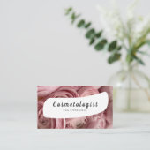 Carte de visite de cosmétologue (Debout devant)