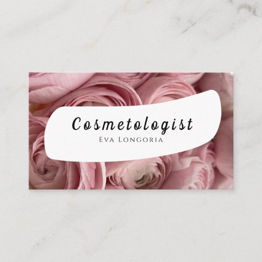 Carte de visite de cosmétologue (Devant)