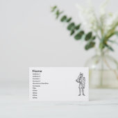 Carte de visite de costumes élisabéthain (Debout devant)