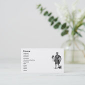 Carte de visite de costumes élisabéthain (Debout devant)