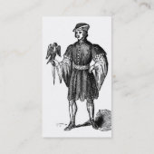 Carte de visite de costumes élisabéthain (Dos)