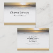 Carte de visite de coucher du soleil (Devant / Derrière)