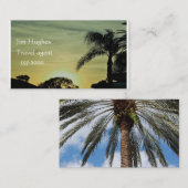 Carte de visite de coucher du soleil de la Floride (Devant / Derrière)