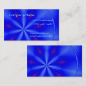 Carte de visite de couleur de Blackberry (Devant / Derrière)