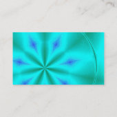 Carte de visite de couleur de fruit de turquoise (Dos)