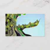 Carte de visite de couleur de la vie de paysage (Dos)