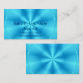 Carte de visite de couleur de myrtille de (Devant / Derrière)