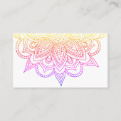 Carte de visite de couleur vive, personnalisable f (Dos)