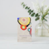 Carte de visite de couleurs d'eau (Debout devant)