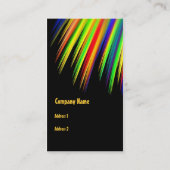 Carte de visite de couleurs primaires (Dos)