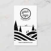 Carte de visite de coupe d'arbre (Devant)