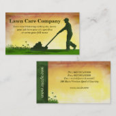 carte de visite de coupe de pelouse (Devant / Derrière)