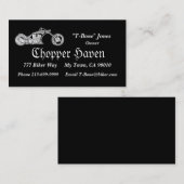 Carte de visite de couperet (Devant / Derrière)