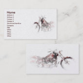 Carte de visite de couperet (Devant / Derrière)