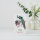 carte de visite de couples de paon (Debout devant)