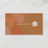 Carte de visite de courbe celtique (Dos)