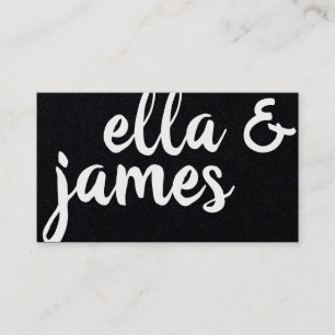 Carte de visite de courbe personnalisée et minima