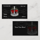 Carte de visite de couronne (Devant / Derrière)