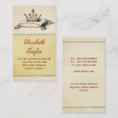 carte de visite de couronne (Devant / Derrière)