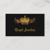 Carte de visite de couronne d'or (Devant)