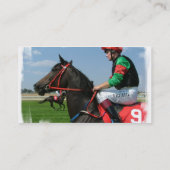Carte de visite de course de chevaux (Dos)