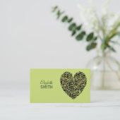 Carte de visite de coutume d'amants de nourriture (Debout devant)