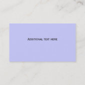 Carte de visite de coutume de bonne d'enfants (Dos)