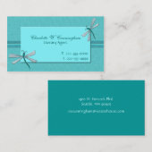 Carte de visite de coutume de libellules de (Devant / Derrière)