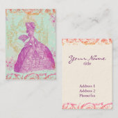 Carte de visite de coutume de Potpourri de Marie (Devant / Derrière)