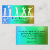 Carte de visite de coutume du DJ (Devant / Derrière)