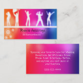 Carte de visite de coutume du DJ (Devant / Derrière)