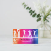 Carte de visite de coutume du DJ (Debout devant)