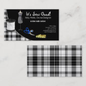 carte de visite de couture (Devant / Derrière)