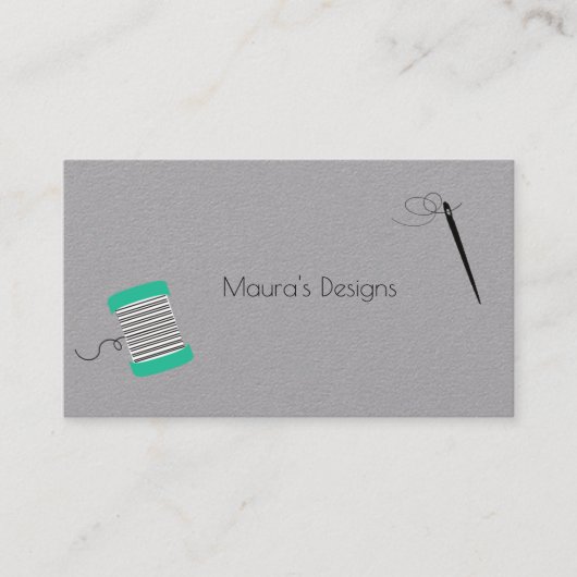 Carte de visite de couture (Devant)