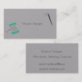 Carte de visite de couture (Devant / Derrière)