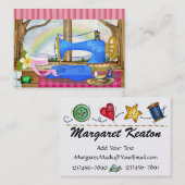 Carte de visite de couture (Devant / Derrière)