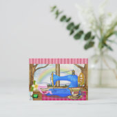 Carte de visite de couture (Debout devant)