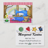 Carte de visite de couture (Devant / Derrière)