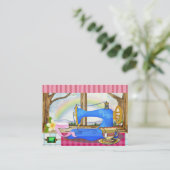 Carte de visite de couture (Debout devant)