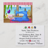 Carte de visite de couture (Devant / Derrière)