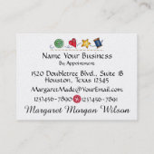 Carte de visite de couture (Dos)